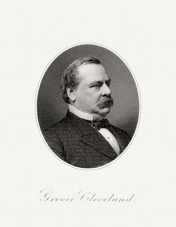 CLEVELAND, Grover-President (BEP engraved portrait) | Free Photo - rawpixel