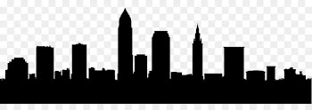 Cleveland Silhouette Skyline - Silhouette 