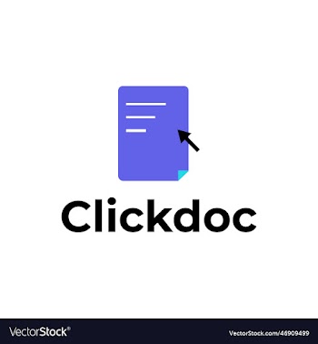 click docs minimal logo design