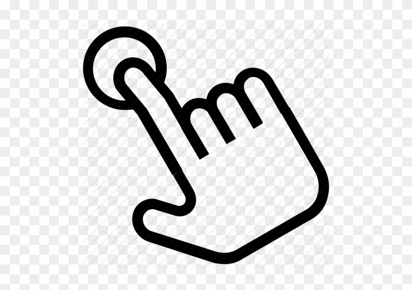 Click, Finger, Gesture, Hand, Press Button, Push, Touch - Click Hand Button Png