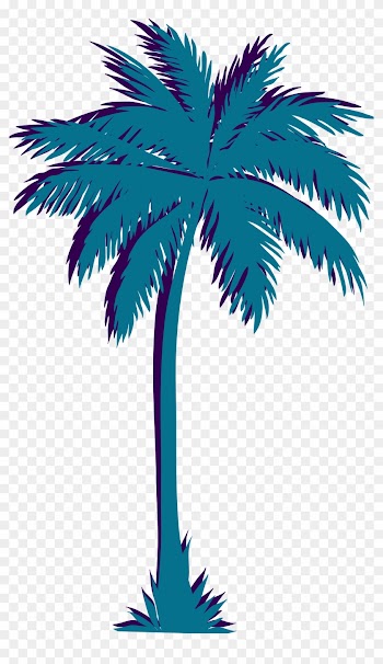 Click To Add Or Remove Any Object To Your Canvas - Transparent Vaporwave Palm Trees