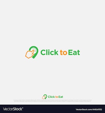 click to eat logo concept for a home delivery