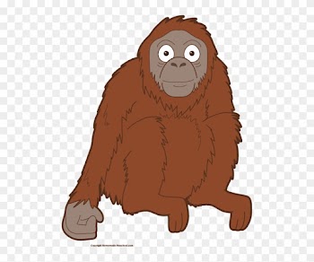 Click To Save Image - Orangutan Clipart Png