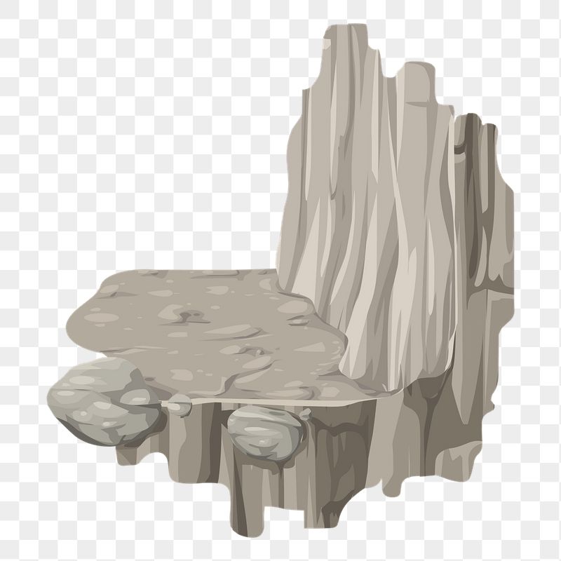 Cliff ledge png sticker, Glitch | Free PNG - rawpixel