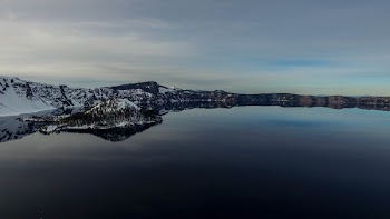Cliff Near Calm Body of Water