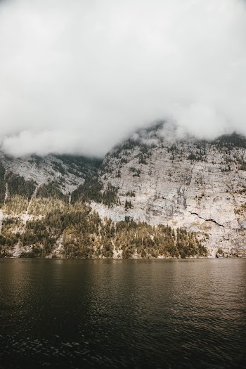 Cliff Surrounded With Fog