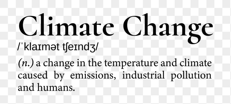 Climate change png dictionary word | Free PNG - rawpixel