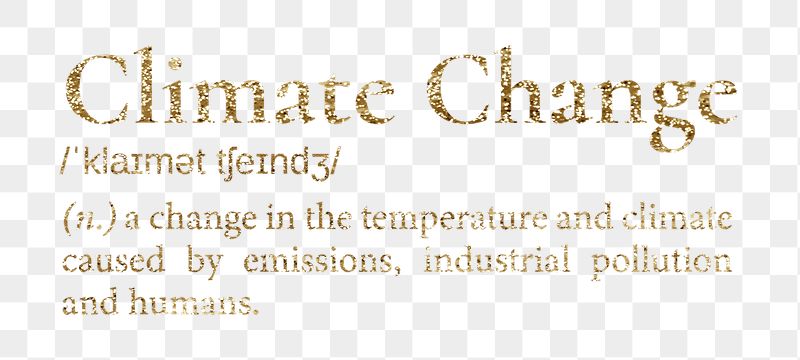 Climate change png dictionary word | Free PNG - rawpixel