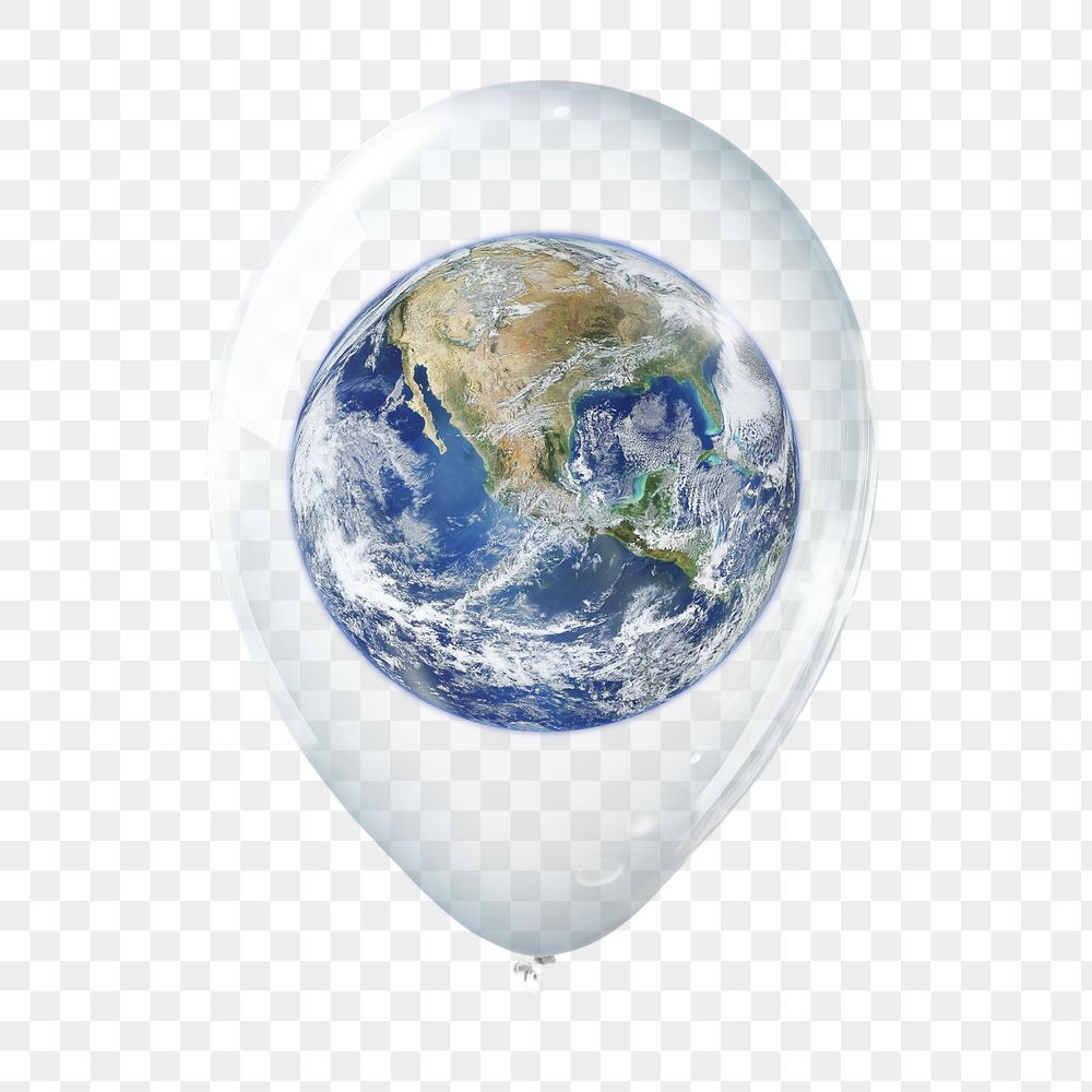 Climate change png, globe in clear | Free PNG - rawpixel