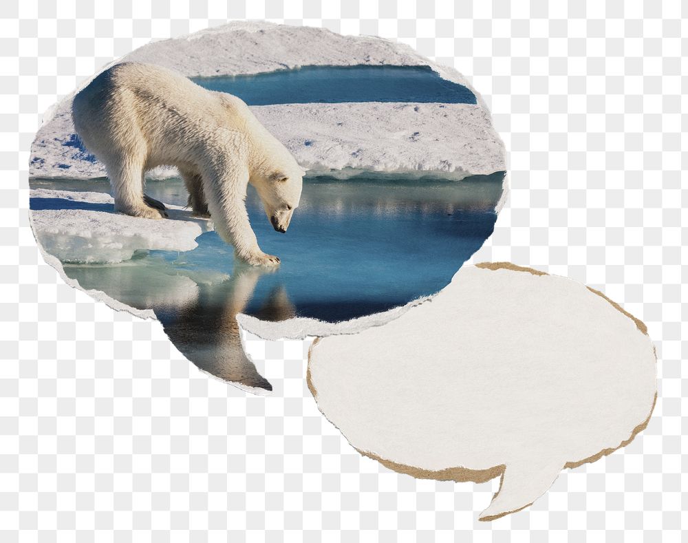 Climate change png paper speech | Free PNG - rawpixel