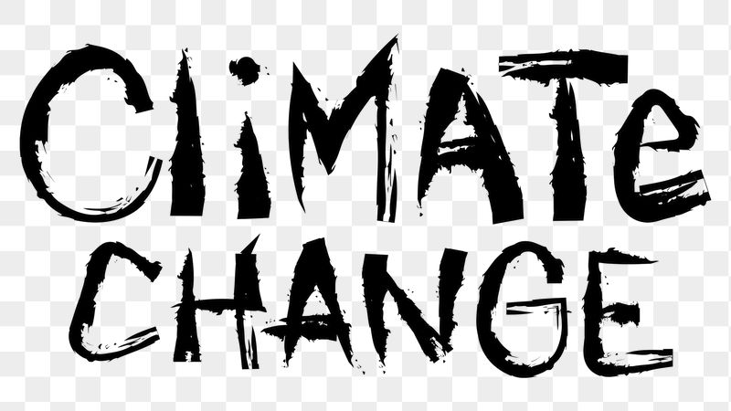 Climate change png word sticker, | Free PNG - rawpixel