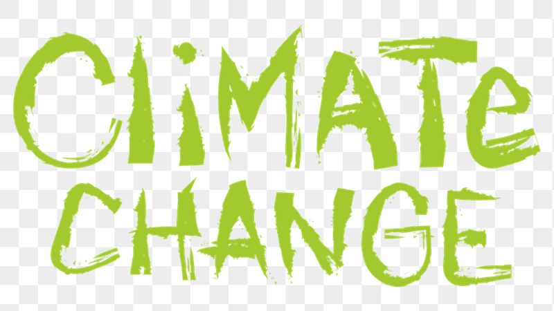 Climate change png word sticker, | Free PNG - rawpixel