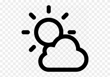 Climate, Cloudy, Forecast, Partly Cloudy, Sun, Sunny, - Sunny Cloud Icon Png