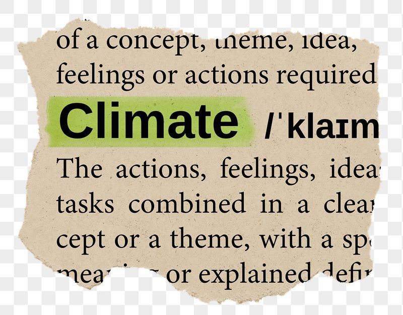 Climate png word sticker, torn | Free PNG - rawpixel