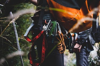 Climbers Backpack Caribiners