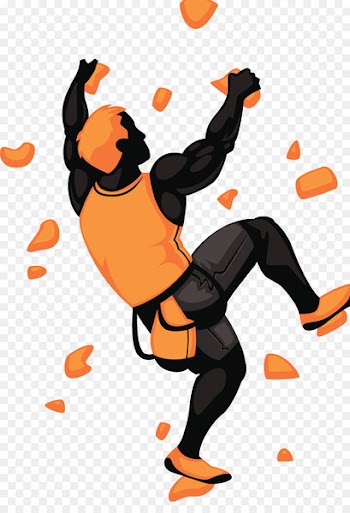 Climbing Illustration - Rock climbing illustration 