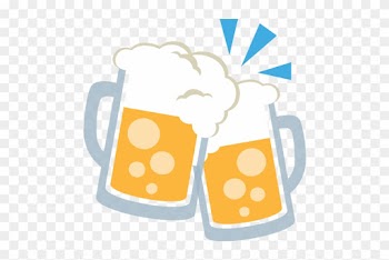 Clinking Beer Mugs Emoji Vector Icon - Beer Cheer Lets Day Drink Mode On T Shirt For Lover