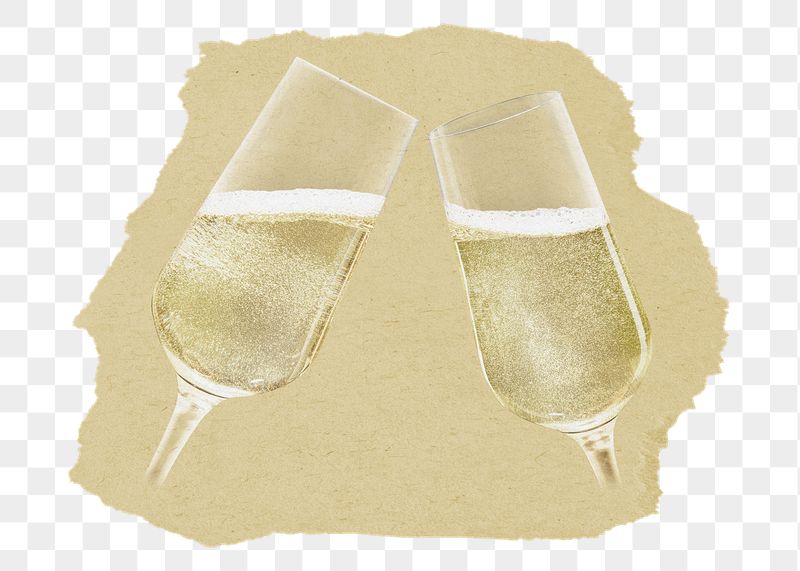 Clinking champagne png glasses ripped | Free PNG - rawpixel