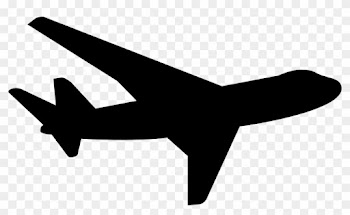Clip Art Airplane Outline File Silhouette S Png Wikimedia - Plane Silhouette Png
