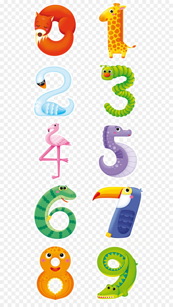 Clip art - Animals number combinations 