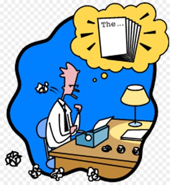 Clip art Author Writing Book Hard Play - book 