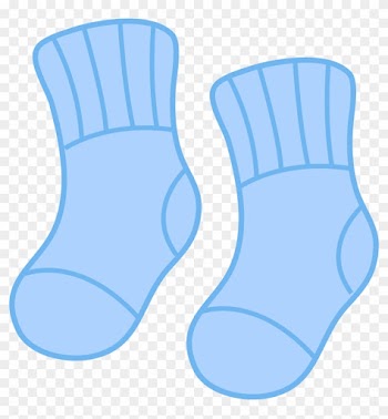 Clip Art Baby Boy Onesie Clipart Kid - Baby Socks Clipart