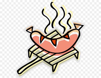 Clip art Barbecue grill Hot dog Sausage Food - hot dog 