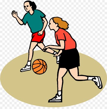 Clip art Basketball Coach Women Sports - prefabricated outline 