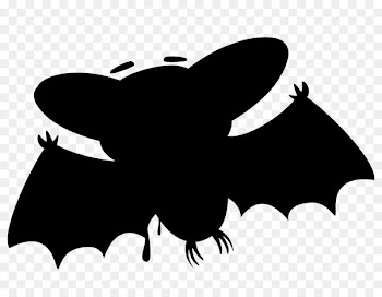 Clip art BAT-M Silhouette Snout Black M -  