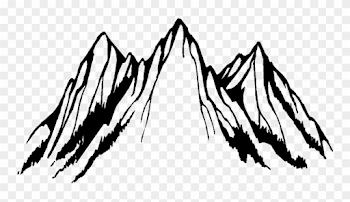 Clip Art Black And White Mountain - Png Download (#3390027 ...