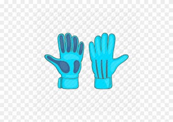 Clip Art Black And White Soccer By Ivan Ryabokon Catch - Gloves Cartoon