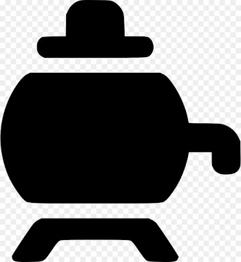 Clip art Black Headgear Silhouette Product design - samovar 