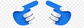Clip art - Blue Hands Arrows Transparent PNG Clip Art Image 