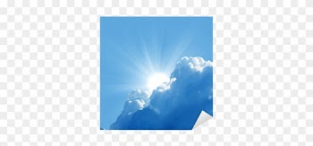 Clip Art Blue Sky With Sun - Heaven In Bible Verse