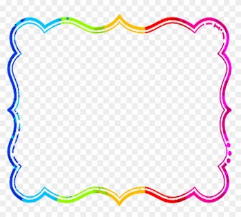 Clip Art Borders Cute - Rainbow Border