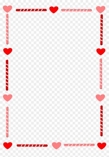 Clip Art Borders Hearts Clipart Heart And Candy Border - Heart Border Clip Art