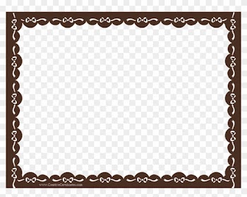 Clip Art Brown - Border Design For Certificate Png