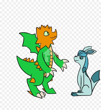 Clip art Cartoon Legendary creature - glaceon pattern 