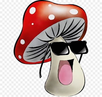 clip art cartoon nose mushroom headgear