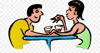 clip art cartoon sharing conversation arm wrestling