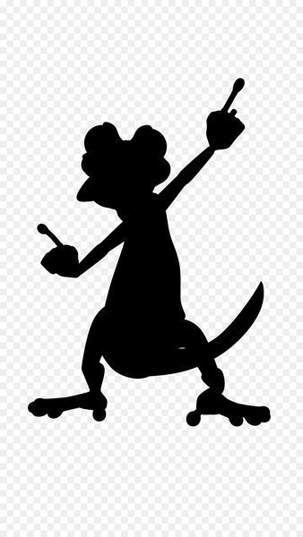 Clip art Character Silhouette Sports Line -  