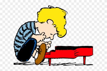 Clip Art Charlie Brown Christmas Tree Free - Piano Player Charlie Brown