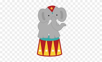 Clip Art - Circus Elephant Clipart