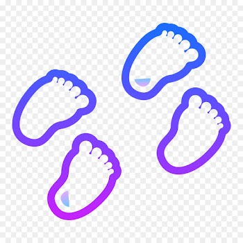Clip art Computer Icons Portable Network Graphics Image Drawing - footprints watercolor 