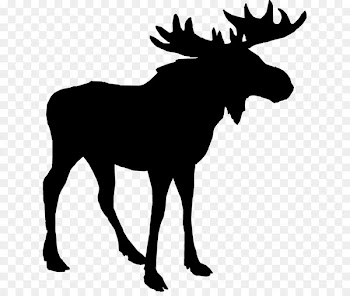 Clip art Deer Silhouette Alaska moose Image -  