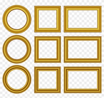 Clip Art Details - Frame Gold Free Vector