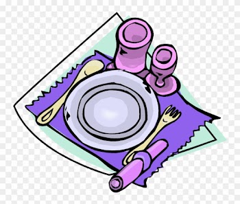 Clip Art Dinner Table Setting Clipart Clipart Suggest - Set Dinner Table Clipart