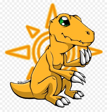 Clip art Dinosaur Cartoon Animal - agumon flyer 
