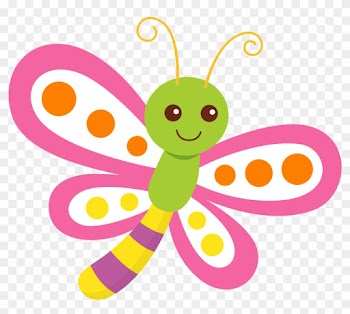 Clip Art, Dragonfly Clipart, Butterfly Template, Insect - Butterflies &amp; Stripes Comfort Mat (personalized)