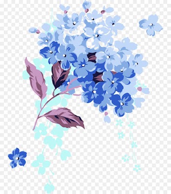 Clip art Drawing Portable Network Graphics Floral design - blue plant 
